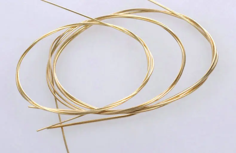 Brass Wire Diameter 0.5mm 0.6mm 0.8mm 20meter Long for DIY Model Material Make Shape Metal Wire Brass Bar