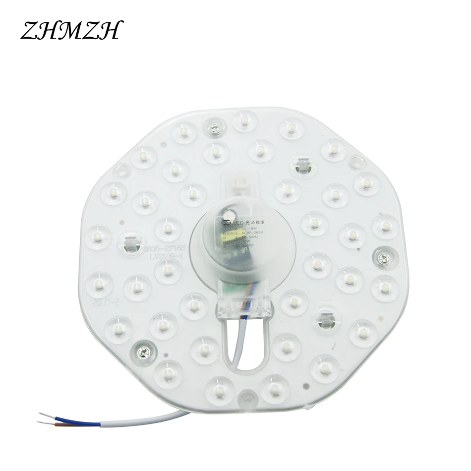 AC220V LED Module Replace Ceiling Lamp Lighting 12W 18W 24W LED Source Module Convenient Installation SMD2835 White & Warm White