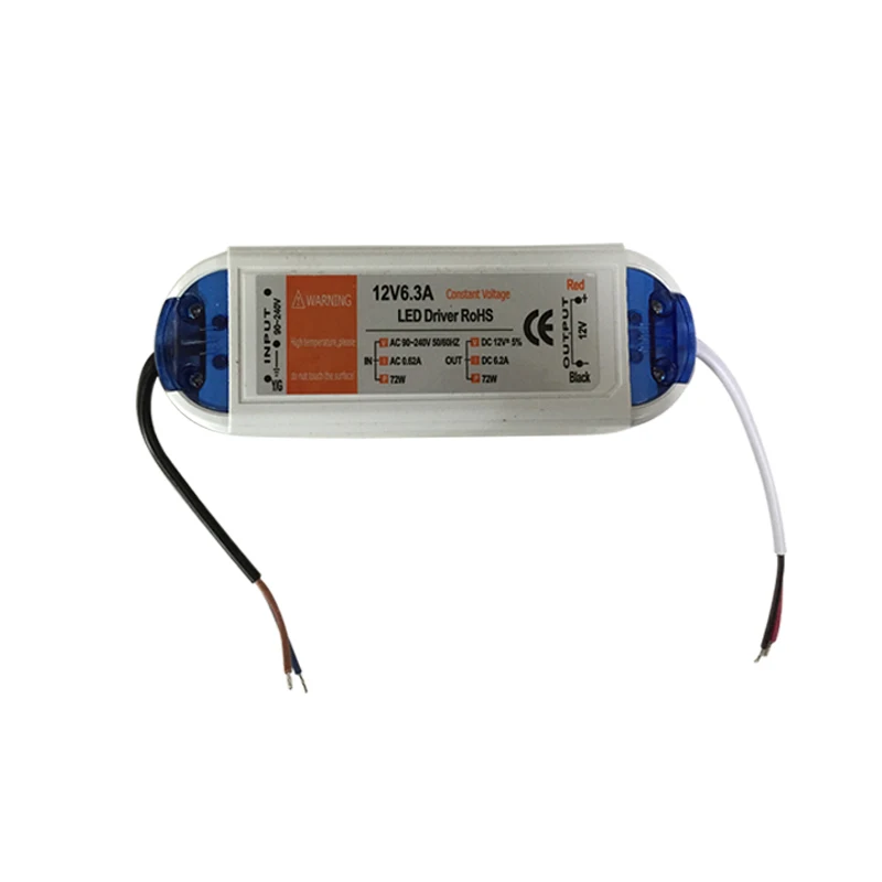 10 pieces AC 90-240V DC 12V 72W dc 6.3 A The High-Quality goods of Led Driver Led for LED Strip Power Supply 3 years warranty