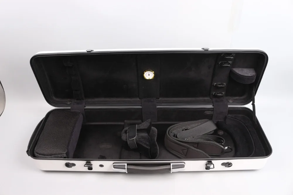 

white violin case 4/4 Composite materials Weight-bearing 150kg Two code lock