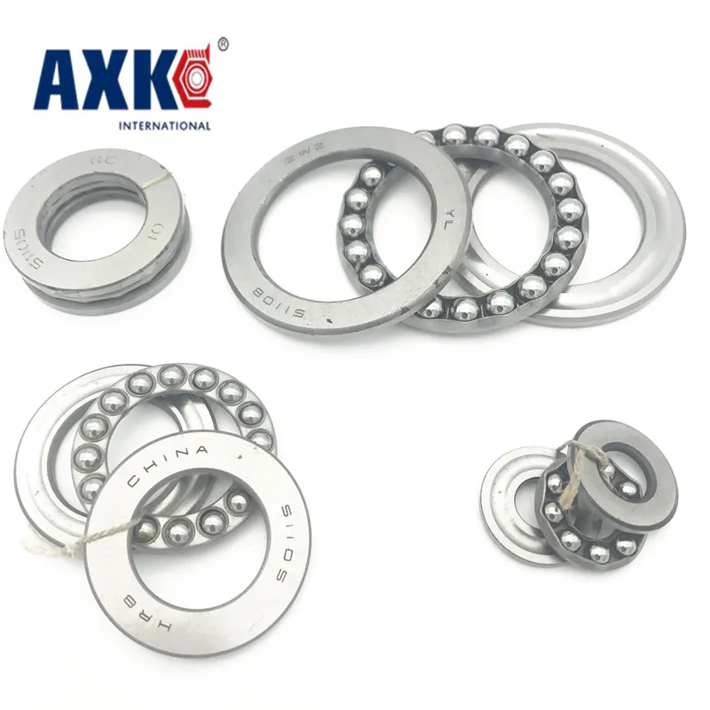 New Arrival Limited Rodamientos Thrust Ball Bearing 2pcs 51100 51101 51102 51103 51104 51105 Axial 3-parts Industrial Equipment