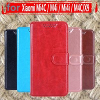 For Xiaomi mi4i case mi 4i Fashion Flip PU Leather cover for Xiaomi mi4c Phone Cases mi 4c with Stand and Card Holder