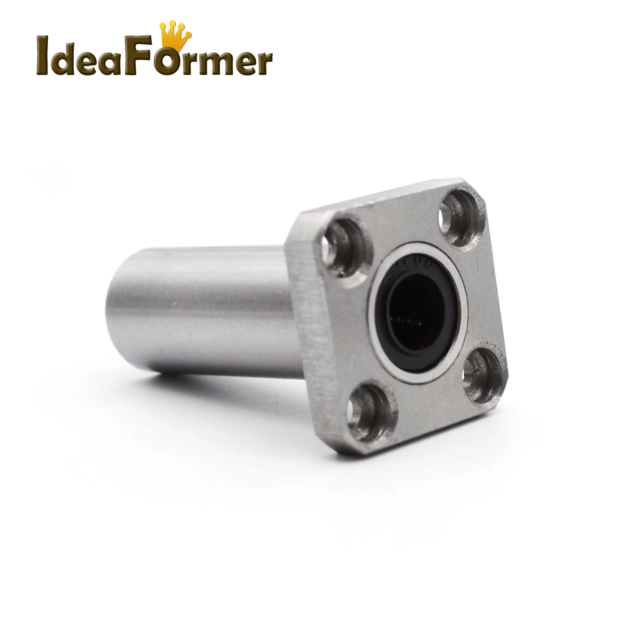 LMK8/10/12LUU 8/10/12 مللي متر مربع شفة طويلة الخطي الكرة تحمل ل 8/10/12 مللي متر قضيب الجولة رمح نك تحمل الأجهزة الملحقات #4