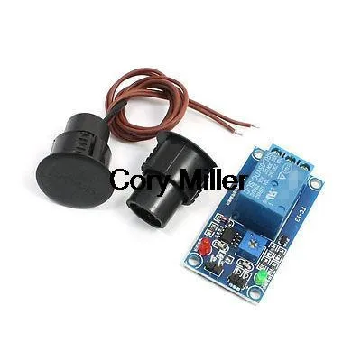 Black Reed Door Contact Switch Magnetic Switch Sensor Relay Module Set