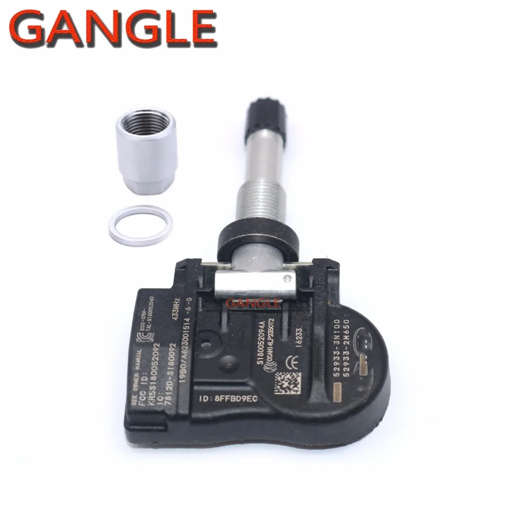 Датчик давления в шинах 52933-3N100 52933-2M650 2009 МГц для 2018-433 Kia VENGA [YN] 433 МГц