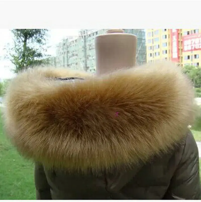 Free shipping winter fur collars Copy the fox fur collar Imitation raccoon fur collar cap fake collarson scarf collar in winter