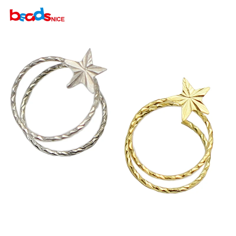 Beadsnice Hoop Earrings Silver Earrings Ear Loop for Women Jewelry Fashion Girl's ID37506