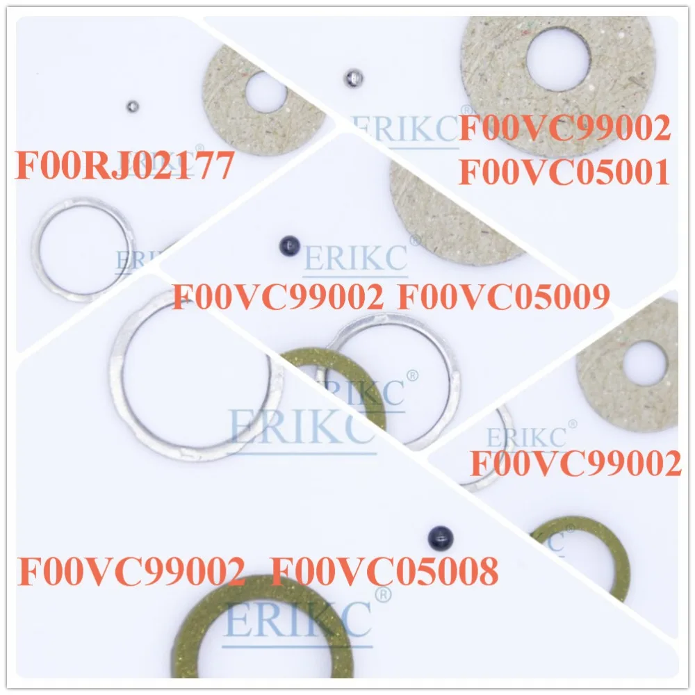 

ERIKC common rail уплотнительные кольца F00VC99002 F00VC05001 F00VC05008 F00VC05009 Размер шарика диаметром (1,34 мм 1,5 мм)