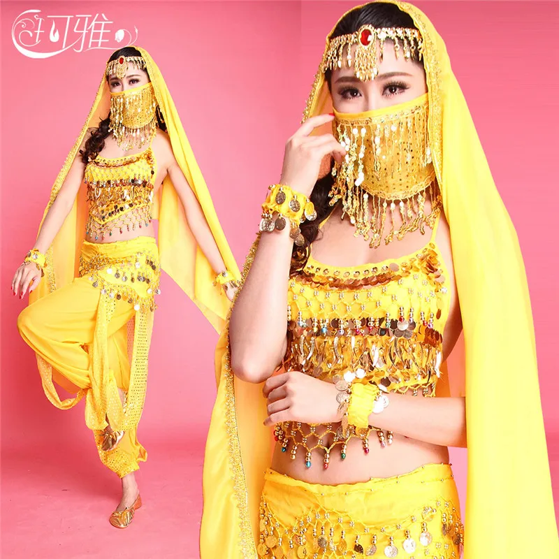 6 Colors Bellydance Outfit Women Performance Stage Wear Girls Competition Costumes Indian Dress Adult Belly Dance Costume Set