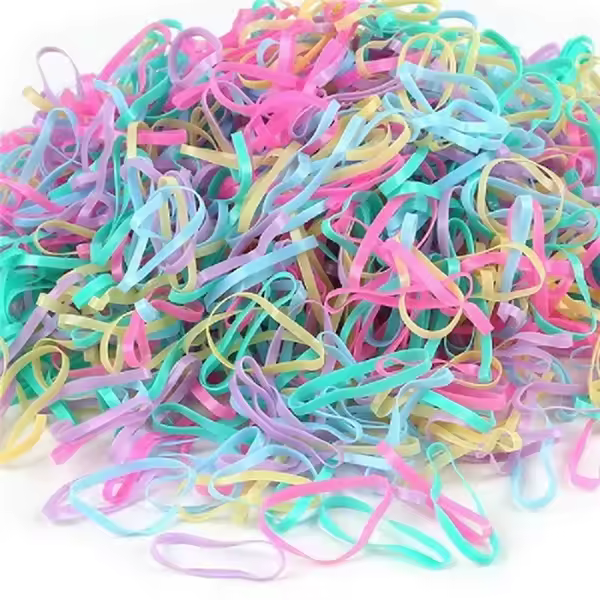 2018 New Random Mixed Child Baby Hair Holders Rubber Bands Elastics Girl's Tie Gum Hair Accessories about 500PCS - Image 7