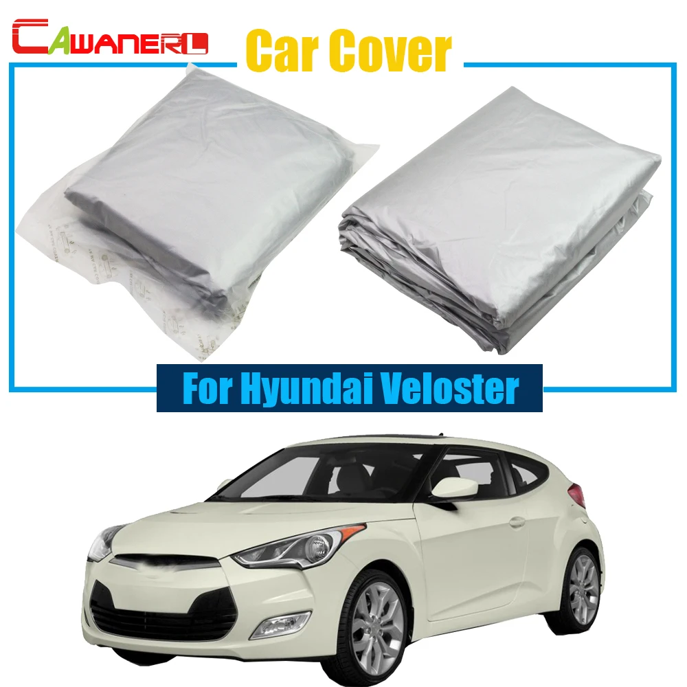 

Cawanerl Full Car Cover Anti UV Snow Rain Resistant Protector Cover Sun Shade For Hyundai Veloster