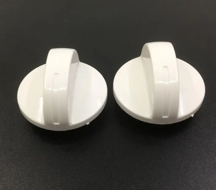 Universal Washing Machine Parts Cross core white plastic knobs 4.5cm