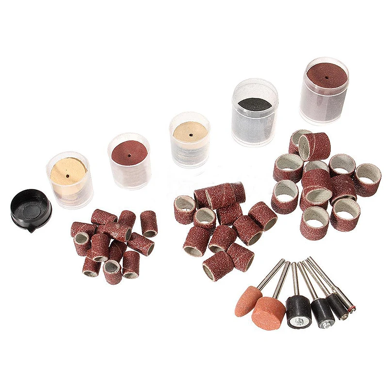 

206pcs Rotary Tool Accessory Kit Sanding Bands Power Drill Multi Polishing Tool