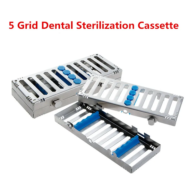 Dental Sterilization Rack Surgical Autoclavable Sterilization Box Dental Cassette File Burs Disinfection Tray Dentist Tools