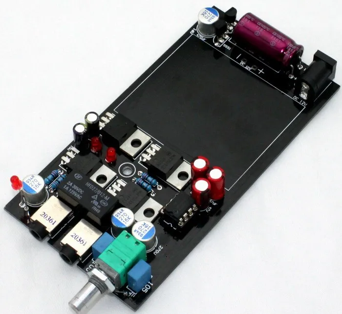 E11 class-A portable amp board/Using original ONMJE15032 MJE15033 .OPA2604 amplifier board