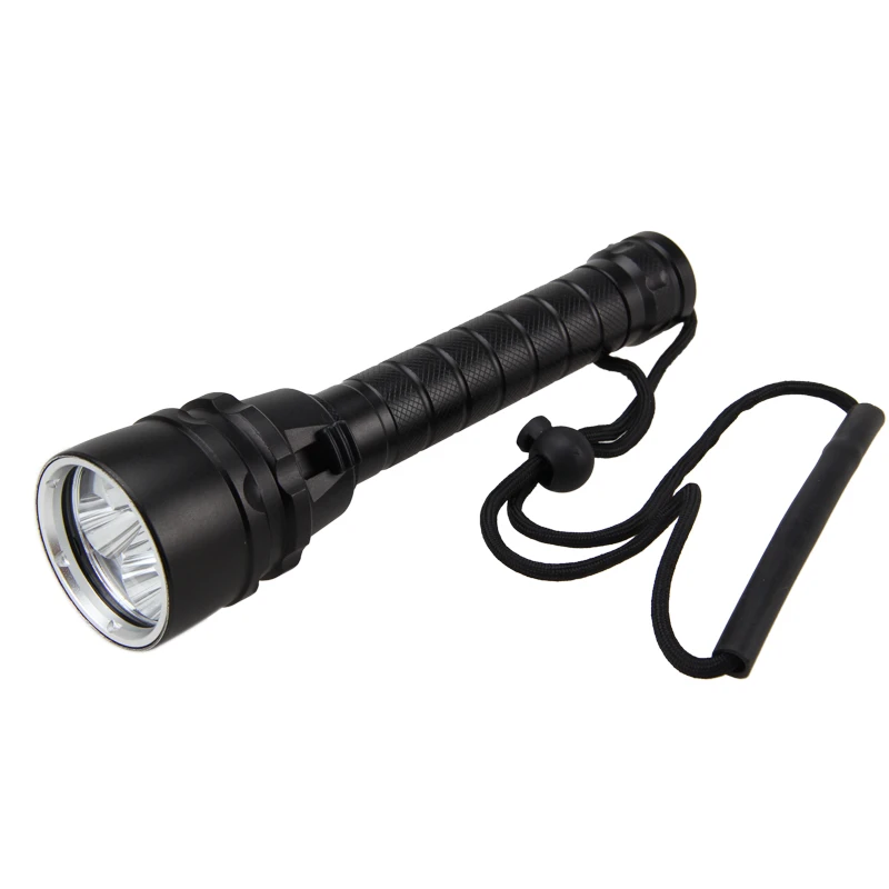 Super Brightness LED Portable Waterproof Flashlight Diver Scuba Diving Flashlight 100M Underwater 2000LM UV Scuba Diving Torch