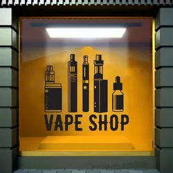 Vape Shop Wall Decals Eat Sleep VAPE Wall Stickers NO Smoking Vinyl Vaping Shop Decor Removable Store Window Decals L853