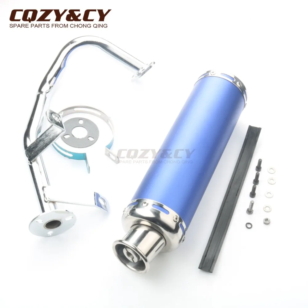 Scooter high performance exhaust pipe for Massimo SL50QT 50 China GY6 139QMA 139QMB 50cc 4 strokes