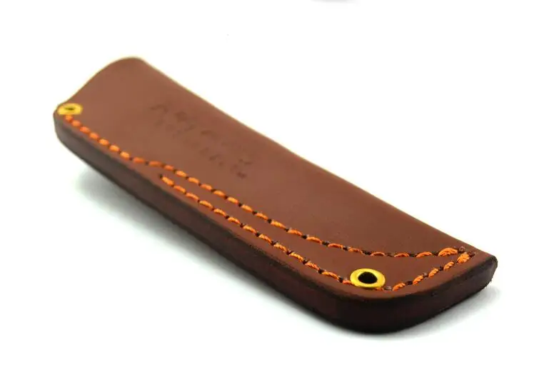 Outdoor Tools Knife Case First Layer of Leather Cowhide Straight Sheath Northern Europe Knife Scabbard