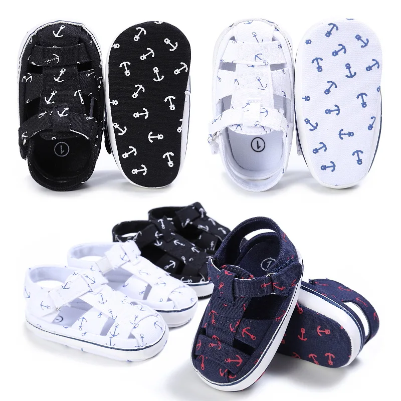 Toddler Baby Boy Summer Infant Soft Crib Shoes 0-6 6-12 12-18 Month Children Infant Boys Casual First Walkers DS19