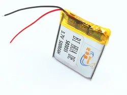 1/2/4Pcs 503035 3.7v 500mah lithium polymer battery 3 7V volt li po ion lipo rechargeable batteries for dvd GPS navigation