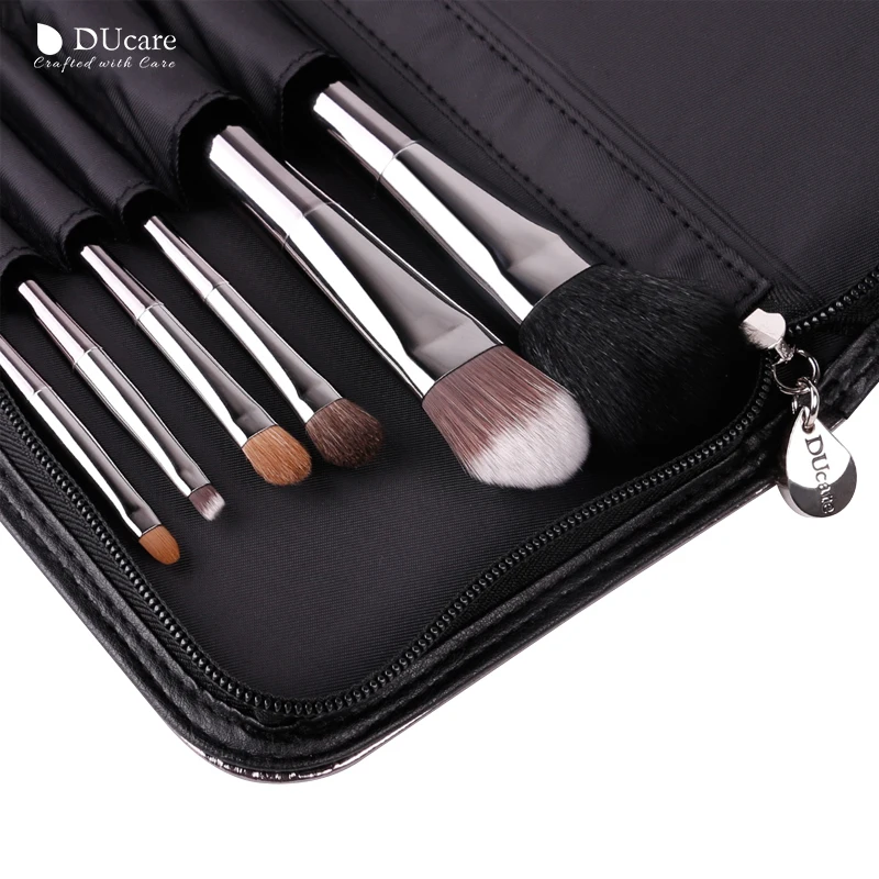 DUcare 6pcs Makeup brush set Luxury Brushes with Bag the most Nice and Most Amazing Makeup Brushes Beauty Essential brushes