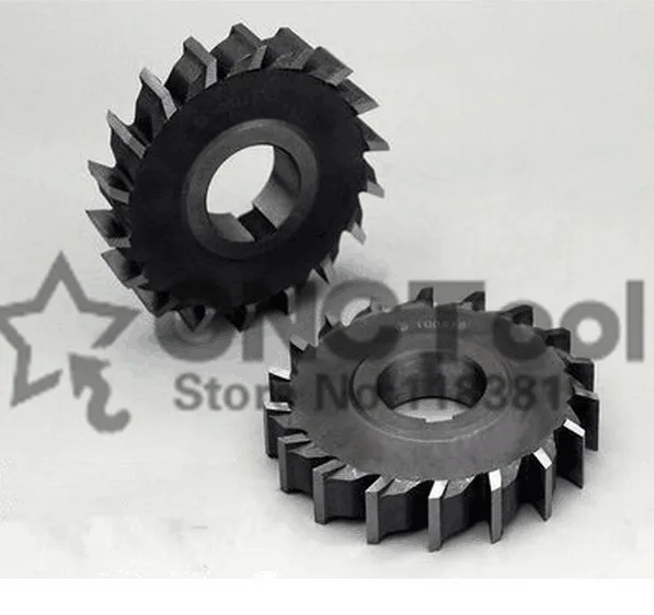 1PCS 110*6*8*10*12*14*16*18*20 HSS drei gerade zahn klinge cutter, high-speed-stahl Slot fräser, fräser