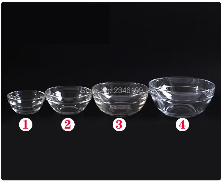 8pcs Glass Essential Oil SPA Mask Bowl For Beauty Salon Mix Dish Makeup Tools  Cuenco de Los Aceites Esenciales Tazon de Cristal