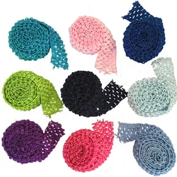 Bandeau élastique en Crochet de 1.5 pouces, bandeau extensible, rouleaux au mètre pour jupe Tutu, 1 mètre par Lot