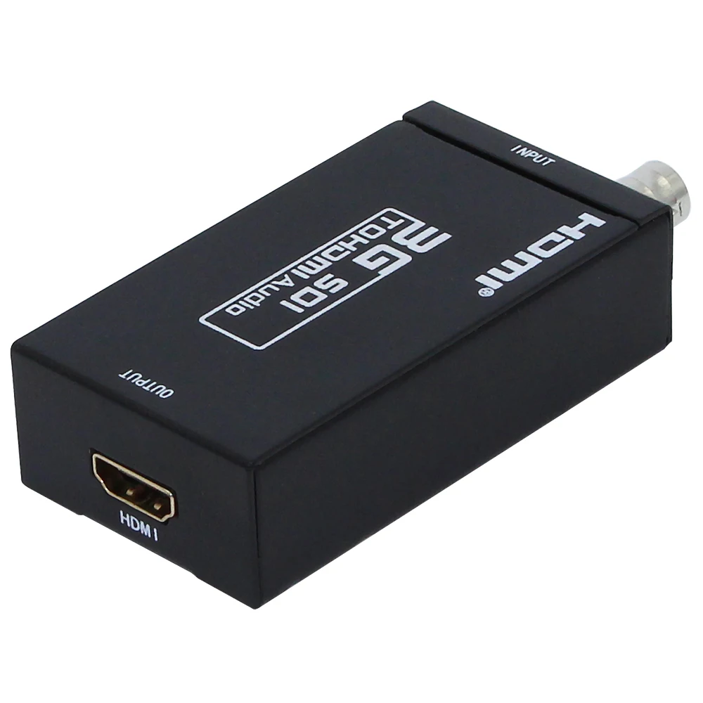 Retail Mini HD 3G SDI to HDMI Converter Adapter Support HD-SDI / 3G-SDI Signals Showing on HDMI Display