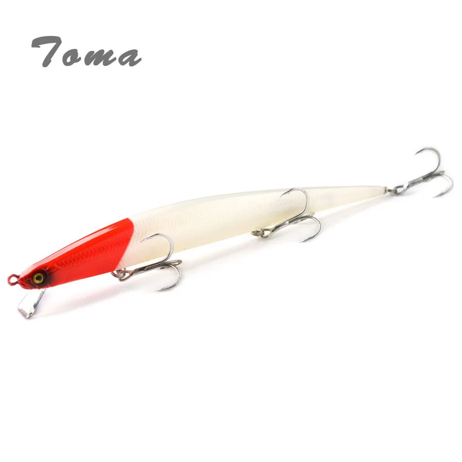 TOMA Suspend Wobbler Fishing Lure 175mm 27g Slow Floating Minnow Crankbait Bass Pike Bait Fishing Tackle