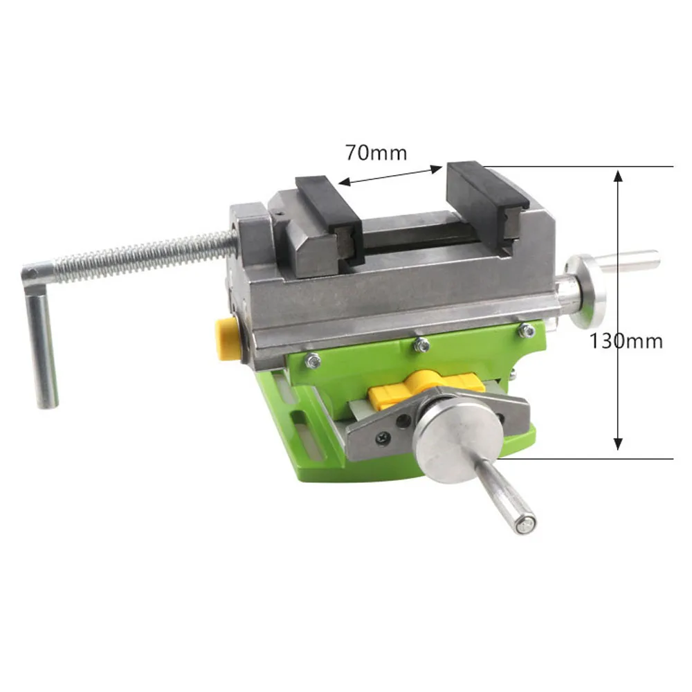 AMYAMY Cross Slide Vise Vice table Compound table Worktable Bench alunimun alloy body For Milling drilling