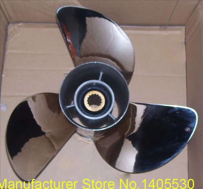 

Propeller for Tohatsu yamaha 2- 4 stroke 85-115HP outboard Motor Parts 19 inch stainless steel 13*19-K