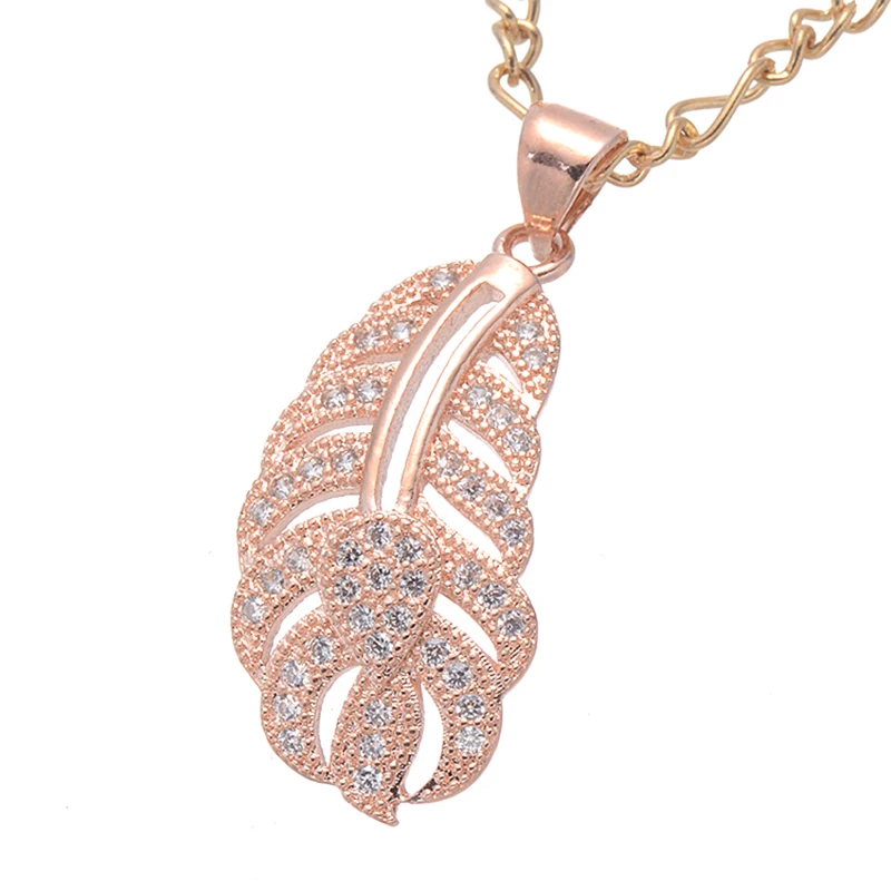 Famous Brand Jewelry Bijoux Zircon Leaf Charms Pendants for Bracelets & Necklaces Diy CZ Floating Charms Wholesale Components