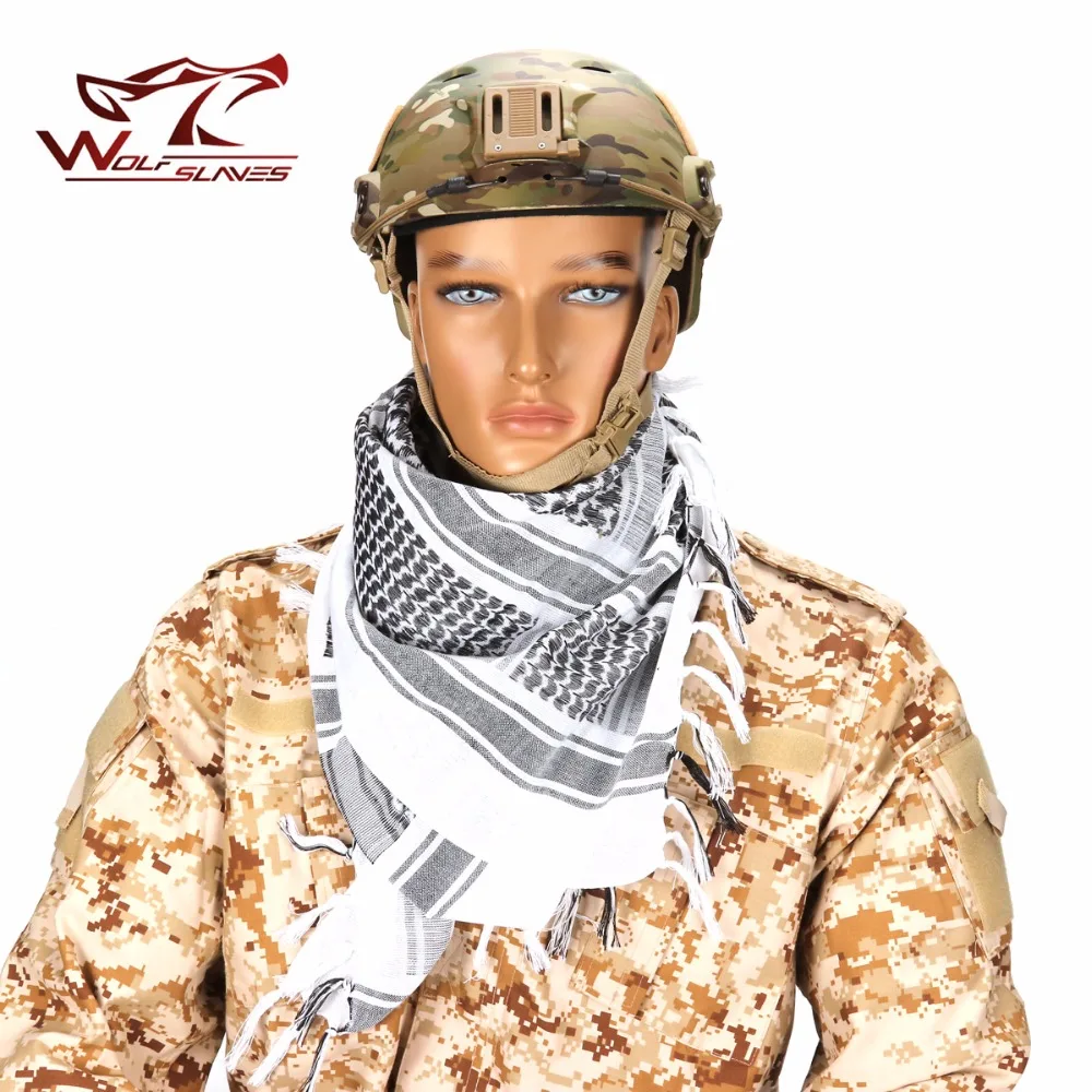 Bufanda Shemagh táctica de algodón para uso militar en desierto - imagen 3