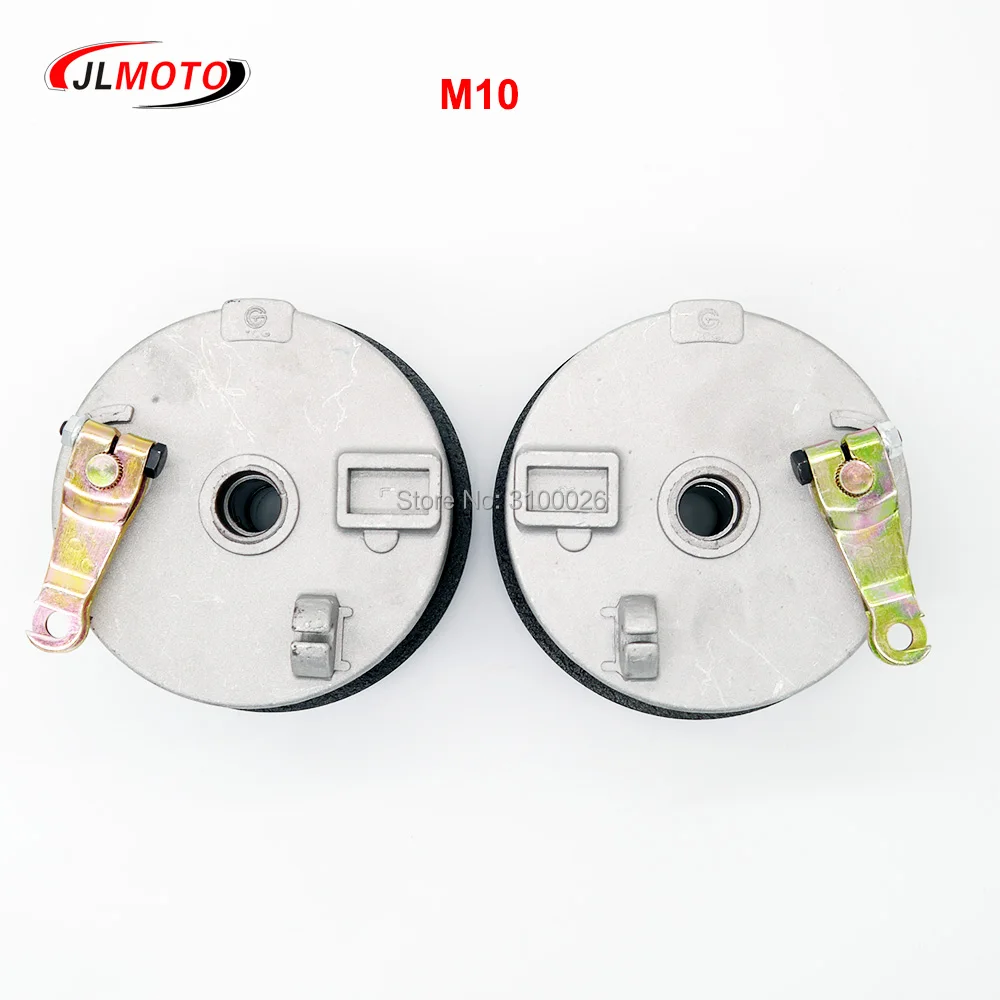 1Pair/2pcs M10*20mm 110mm 4 STUD Brake Drum Wheel Hub Fit For 110CC 150CC 200CC 250CC Buggy ATV UTV Quad Bike Scooter Parts