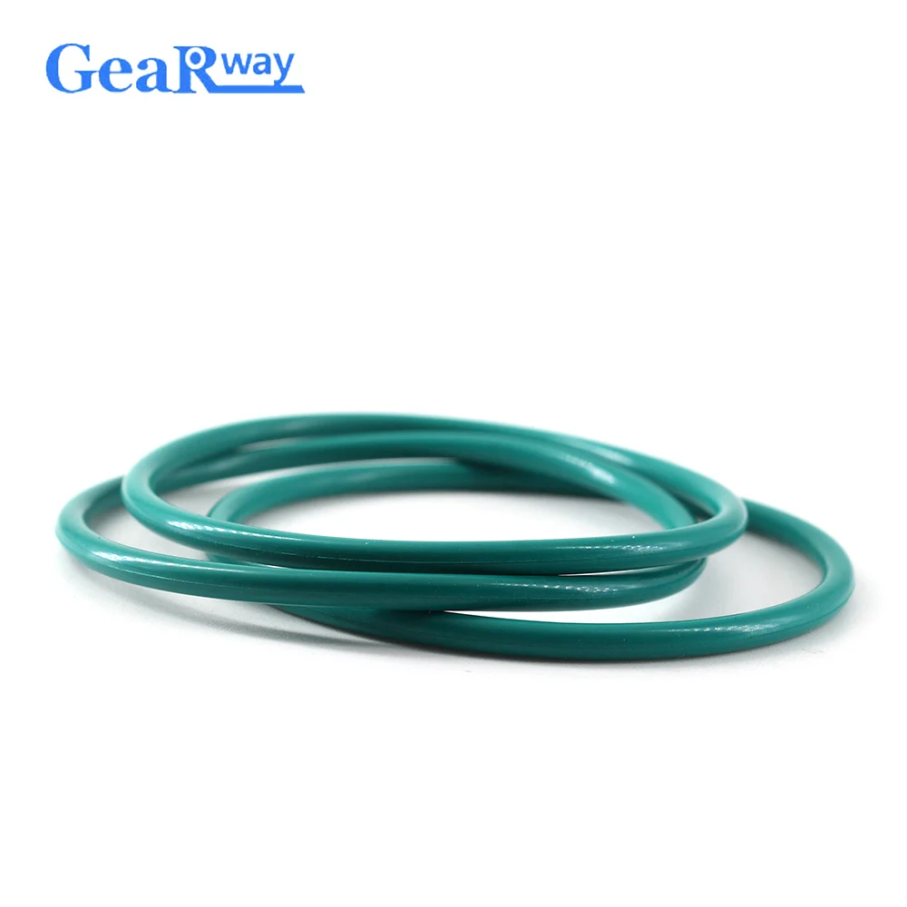 

Gearway Green FKM O Ring Seal Gasket 3mm thickness Fluorine Rubber O Type Ring 73/74/75/76/88/89/90mm OD O Ring Seal Washer