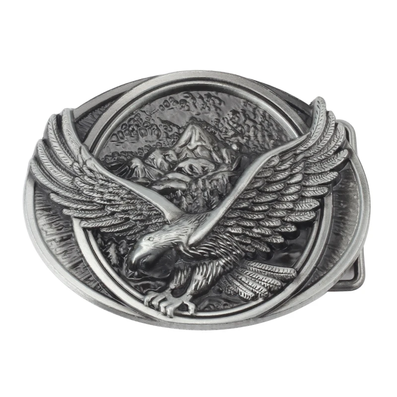 The eagle Spread  wings metal belt buckle