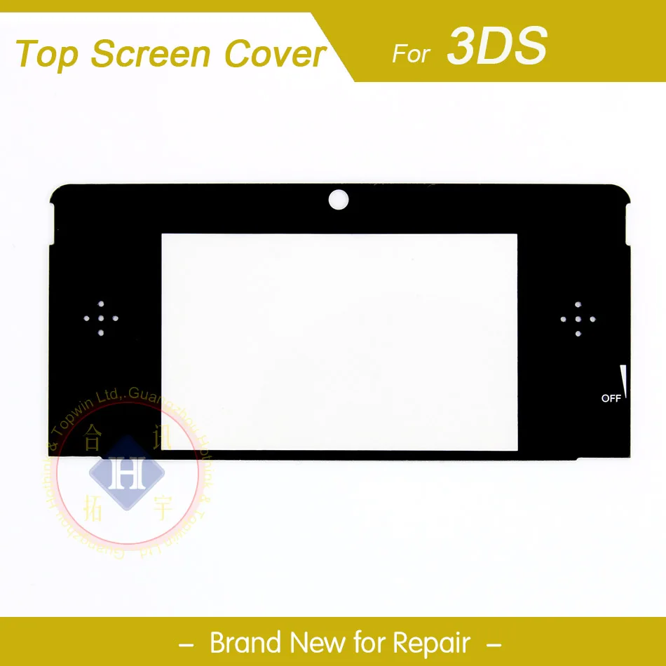 HOTHINK New Top Upper LCD Screen Plastic Cover Replacement Part for Nintendo 3DS