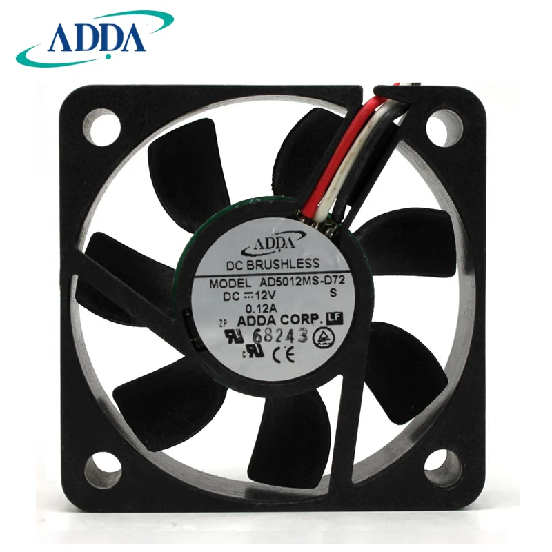 

NEW ADDA AD5012MS-D72 5015 12V0.12A 5CM ATX cooling fan