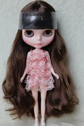 Blygirl Blyth doll Brown bangs curls dolls No.2986 general body 7 joints normal skin color