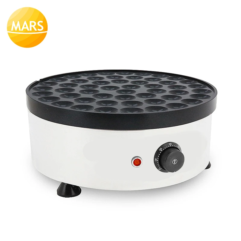 Mars new product 52 hollows mini dutch baby pancake maker 220v 110v electric poffertjes machine baking plate pan grill