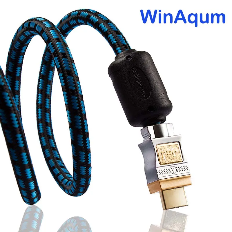 WinAqum Professional Level HDMI A Type Cable HDMI Standard M/M 4k 3D Line 1.8m 3m 5m 8m 10m 15m 20m WA-HD-6012/6013