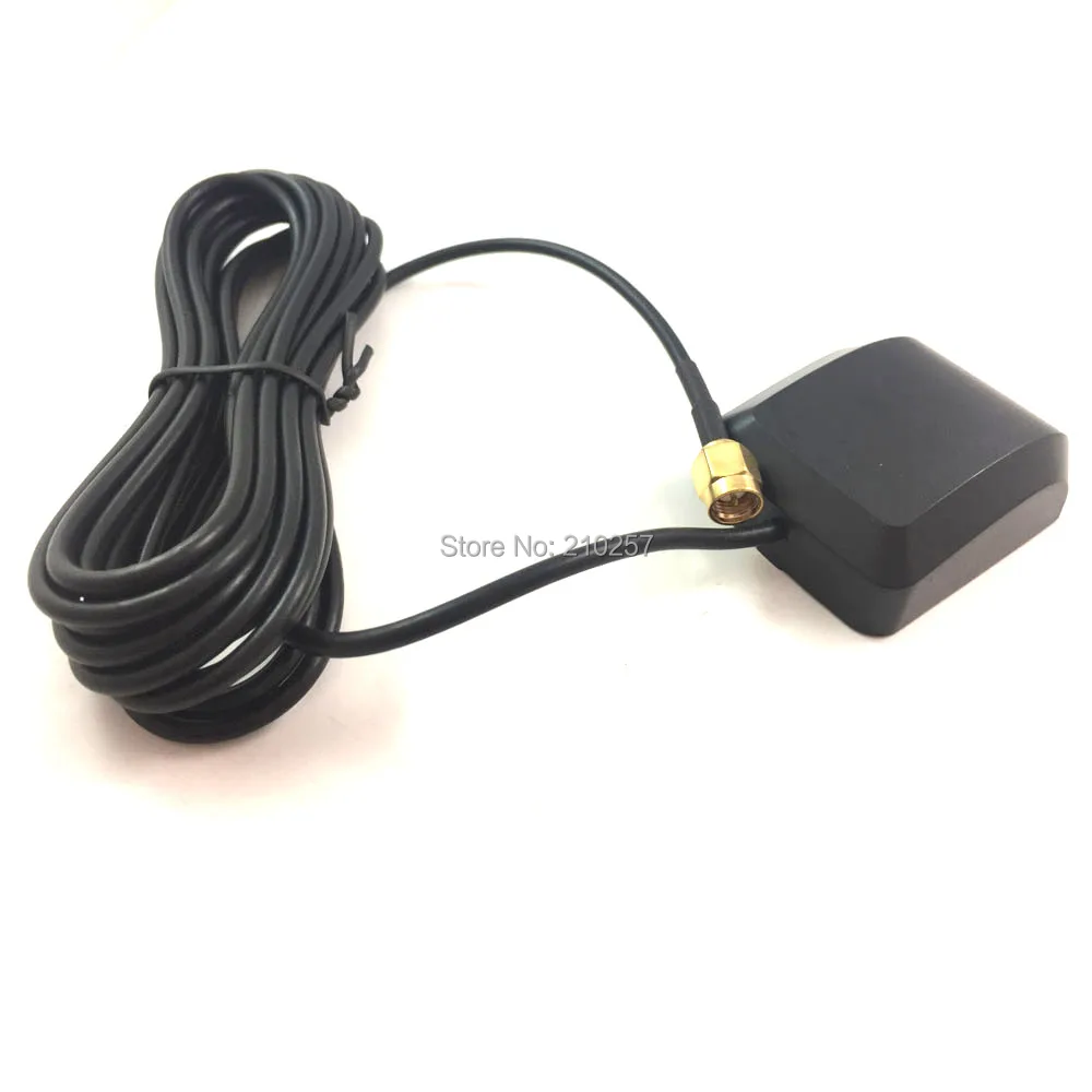 

10pcs 1575.42MHz Waterproof Car GPS Antenna With SMA Male Connector 300cm Cable 3V to 5V For GPS Tracker AL-900C