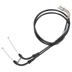 New Black Throttle Cable Lines Black Steel Wires Motorcycle Fit For Kawasaki VULCAN 900 VN900 CLASSIC/LT 2006-2018