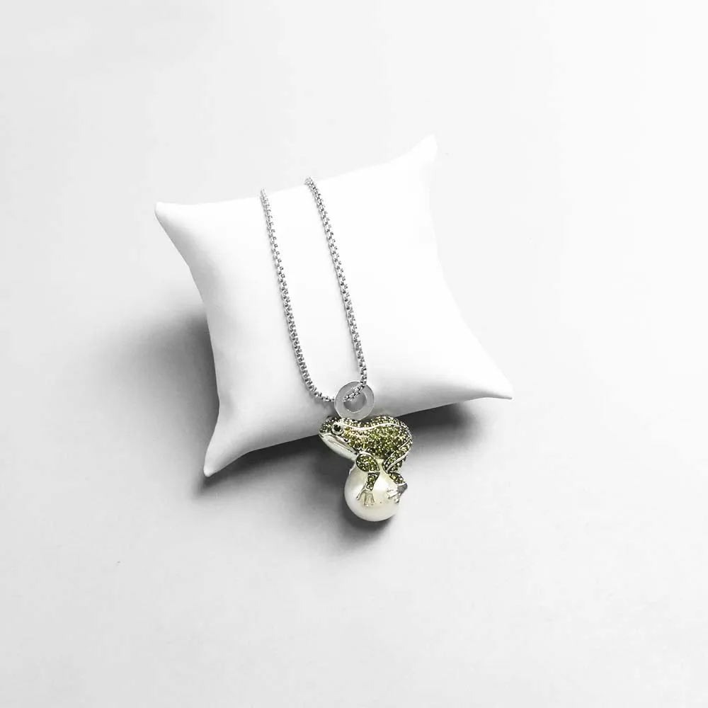 Pendants Teddy Bear Movable Legs Frog Pearl  Polar Turtle Fine 925 Sterling Silver Jewelry Cute Gift For Women Fit Necklace