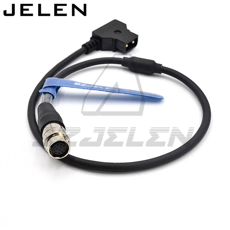 DTAP to 12 Pin Hirose Coiled Power Cable for B4 2/3\