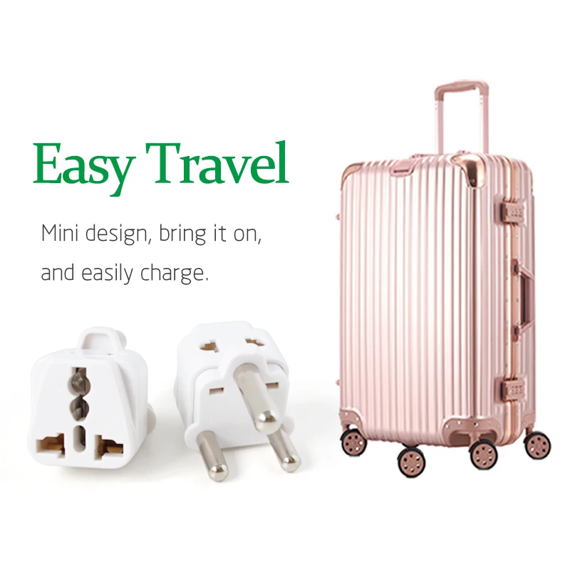 Cỡ Lớn Nam Châu Phi Phích Cắm Chuyển Đổi Ổ Cắm Điện Cắm Hai Trong Một Adapter 250V 10A Du Lịch Ở Ấn Độ Chad Nepal sri Lanka