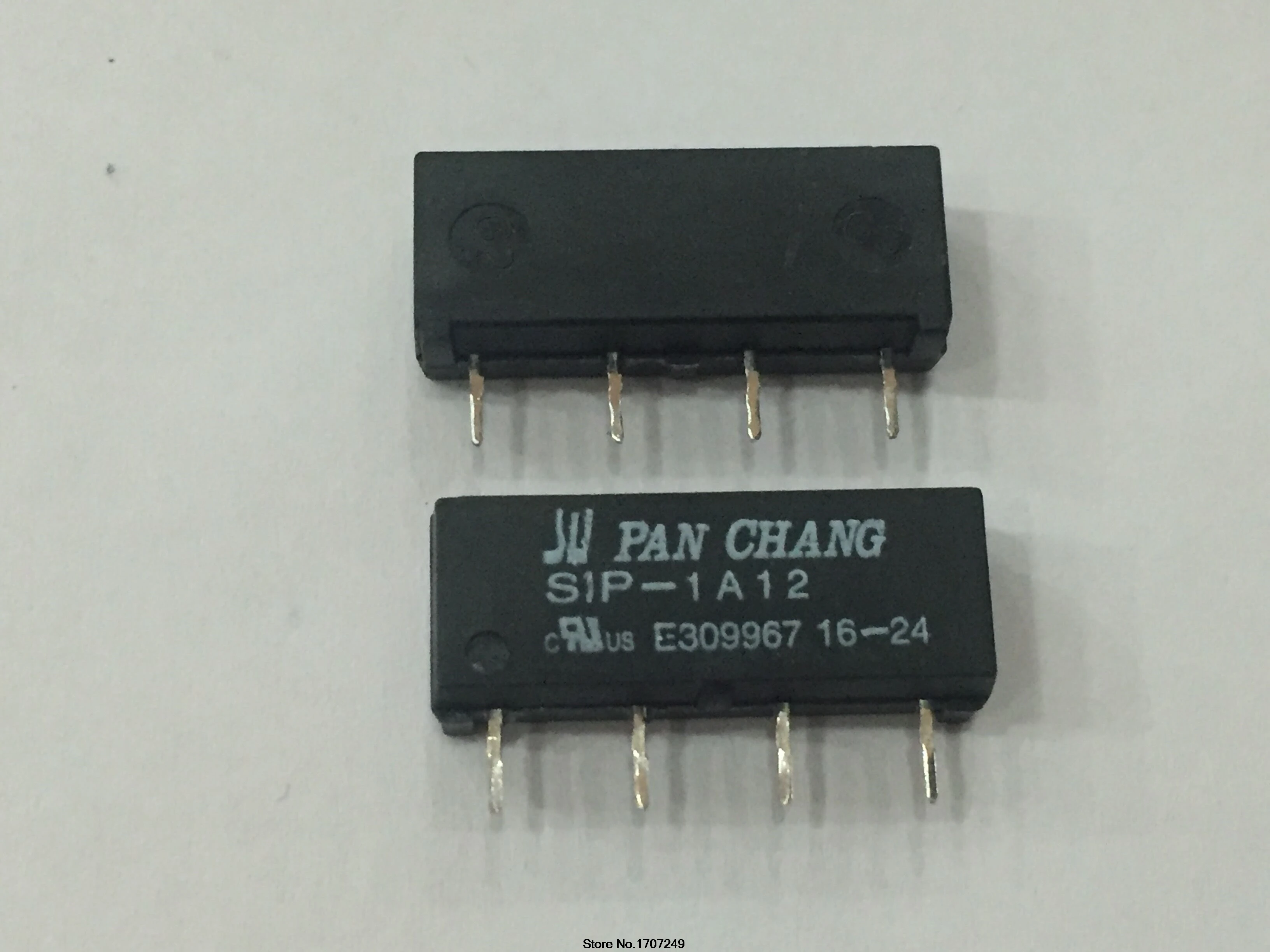 100% New Original PAN CHANG Reed Relay 100PCS SIP-1A12 DC12V miniature 4 pin single in-line package normally open