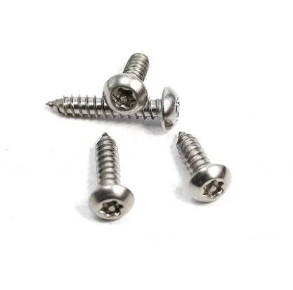 100 Pcs Self Tapping Screw Tork Screws 6 Star Round Head with Pin Stainless Steel ST2.9 ST3.9 ST4.2 ST4.8